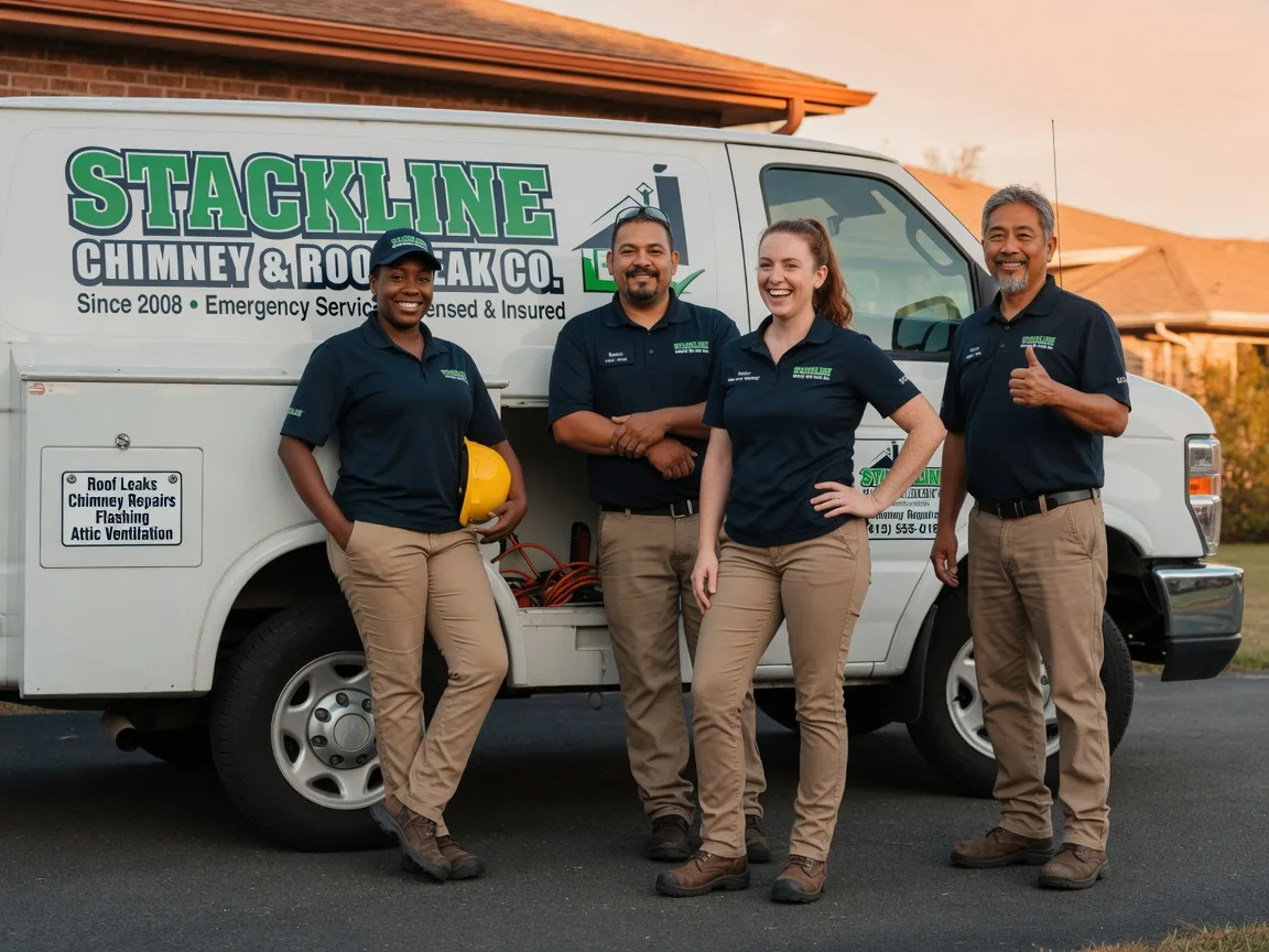 Chimney flashing repair company in Porter, TX